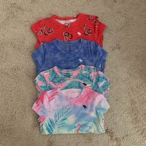 4 abercrombie kids T-shirts